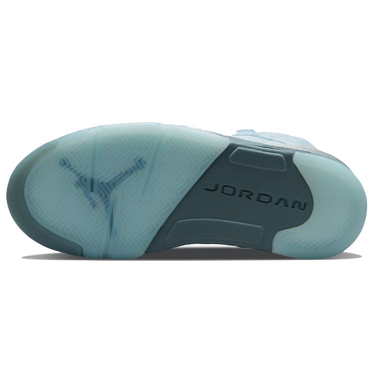 Air Jordan 5 Retro Blue Bird Damen-Sneakers Foto-Blau Fußball-Grau Metallic-Silber DD9336-400