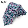 Cotton Printed Plain Men'S Tie Wedding Hand-Made Flower 6Cm Floral Tie