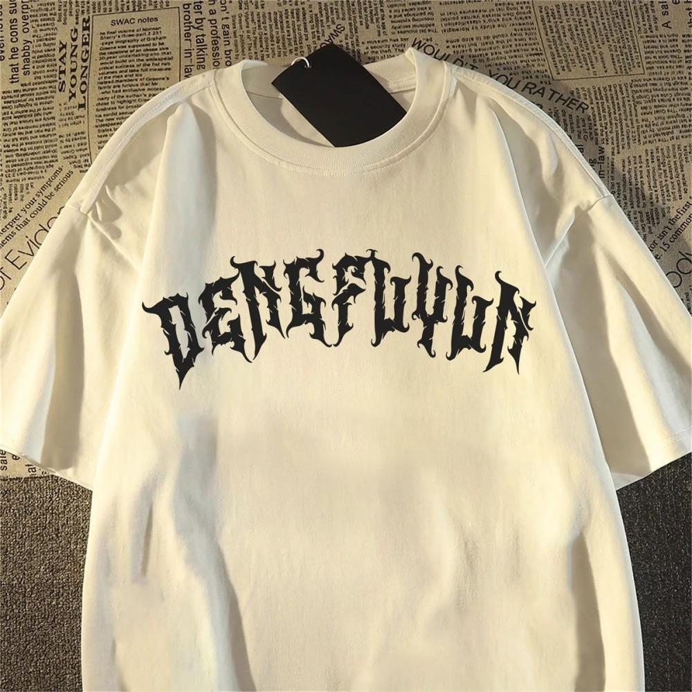 

Европейская и американская мода новая мужская летняя футболка с принтом черепа ангела микроэластичная дышащая с круглым вырезом уличная городская высокая с 6XL