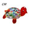 Clear Glass Figurine for Car Hand Blown Millefiori Turtle Figurine, Mini Colorful Tortoise Statue, Cute Handcrafted Desk Accessory Cartoon Sea