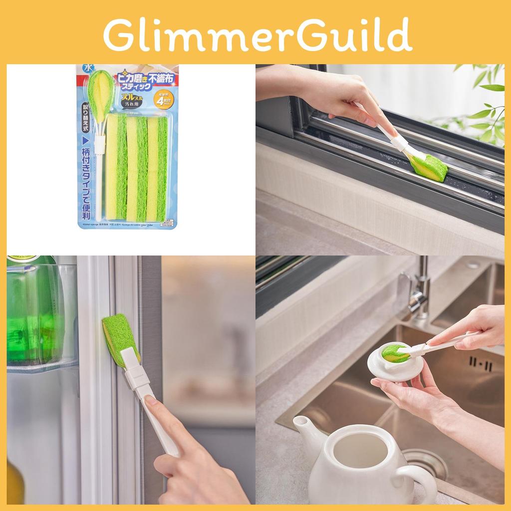 Cleaning Mini Gap Tool With Replaceable Sponge Head For Use Home