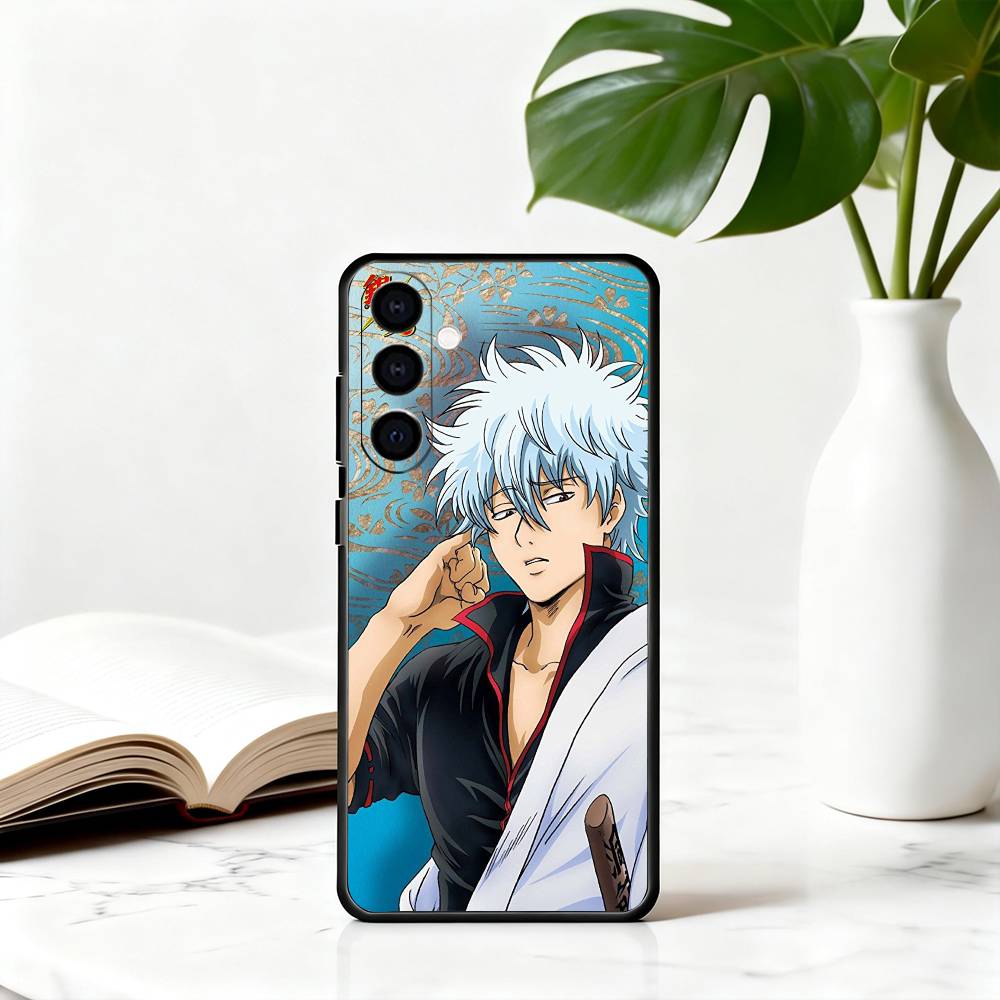 G-Gintama G-Gintoki S-Sakata-es Phone Case Black Silicone Soft For Samsung Galaxy A73,A72,A71,A70,A53,A52,A51