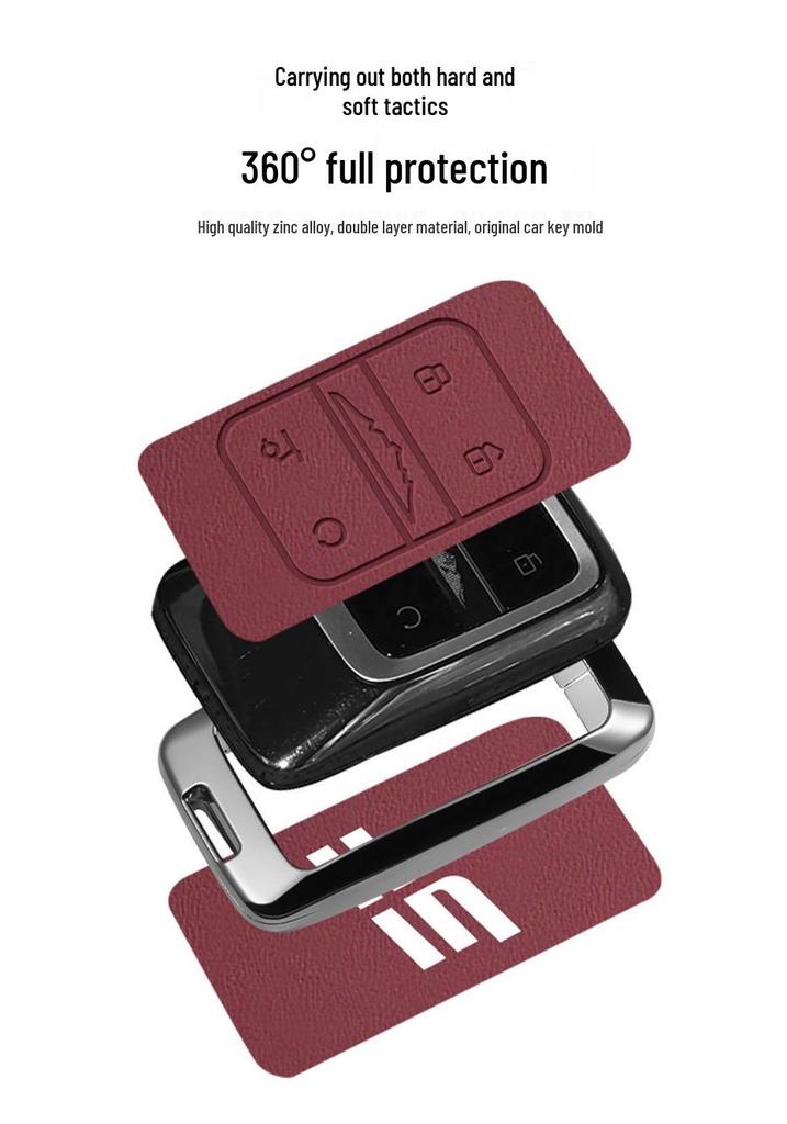 Applicable 2025 Jetour Zongheng G700 Key Case: New Energy Full Shell Buckle Bag Chery Interior Accessory