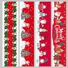 New Christmas table flag decoration, home kitchen imitation linen tablecloth Christmas table flag