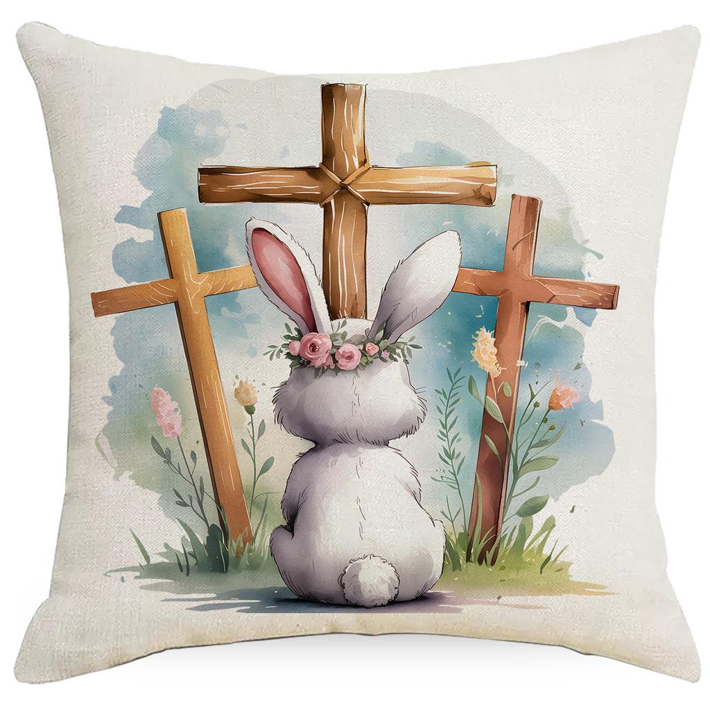 Oster-Kissenbezug Hase Brief Kreative Heim Kissenbezug Dekoration