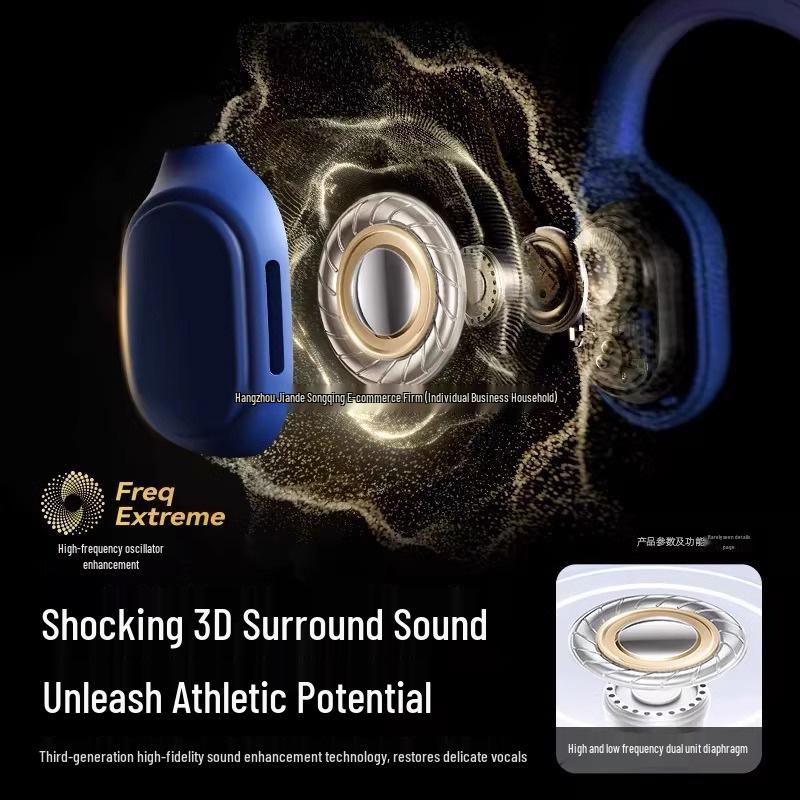 Sanag A30S Bone Conduction Waterproof Bluetooth Headphones for Sports