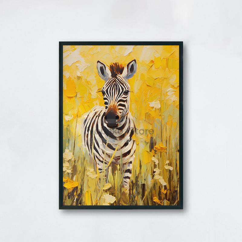Cute Baby Animal Nursery Posters Cute Wildlife Prints Canvas Oil Painting Woodland Wall Art Pictures Home Kids Room Decoration