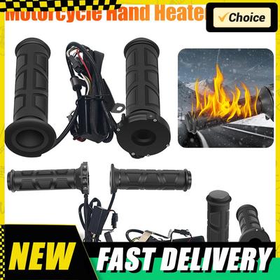 Fast Heating Motorcycle Hand Heated Grips Electric Heating Handle Temperature Regulation Winter Motorcycle Heating Handlebar