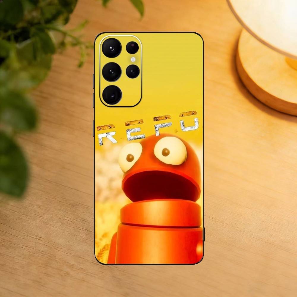 Video Game R-R.E.P.O phone Case For Samsung S25,24,21,22,23,30,Ultra,20,Plus,Fe,Lite,Note Soft Black Cover