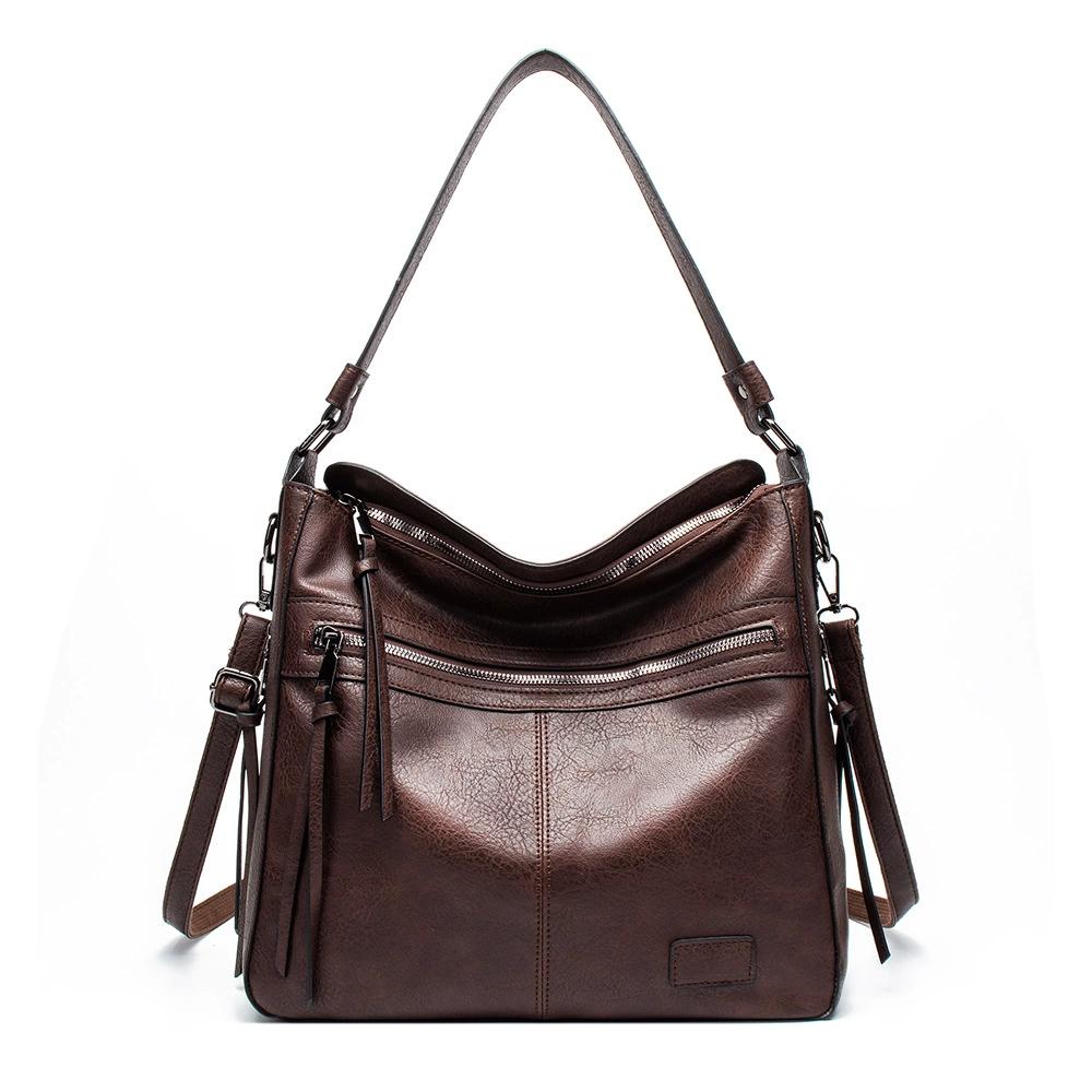 New Fashion Women Handbags PU Leather Tote Bags Ladies Shoulder Bag Messenger Bag Female Crossbody Bags Vintage Satchel