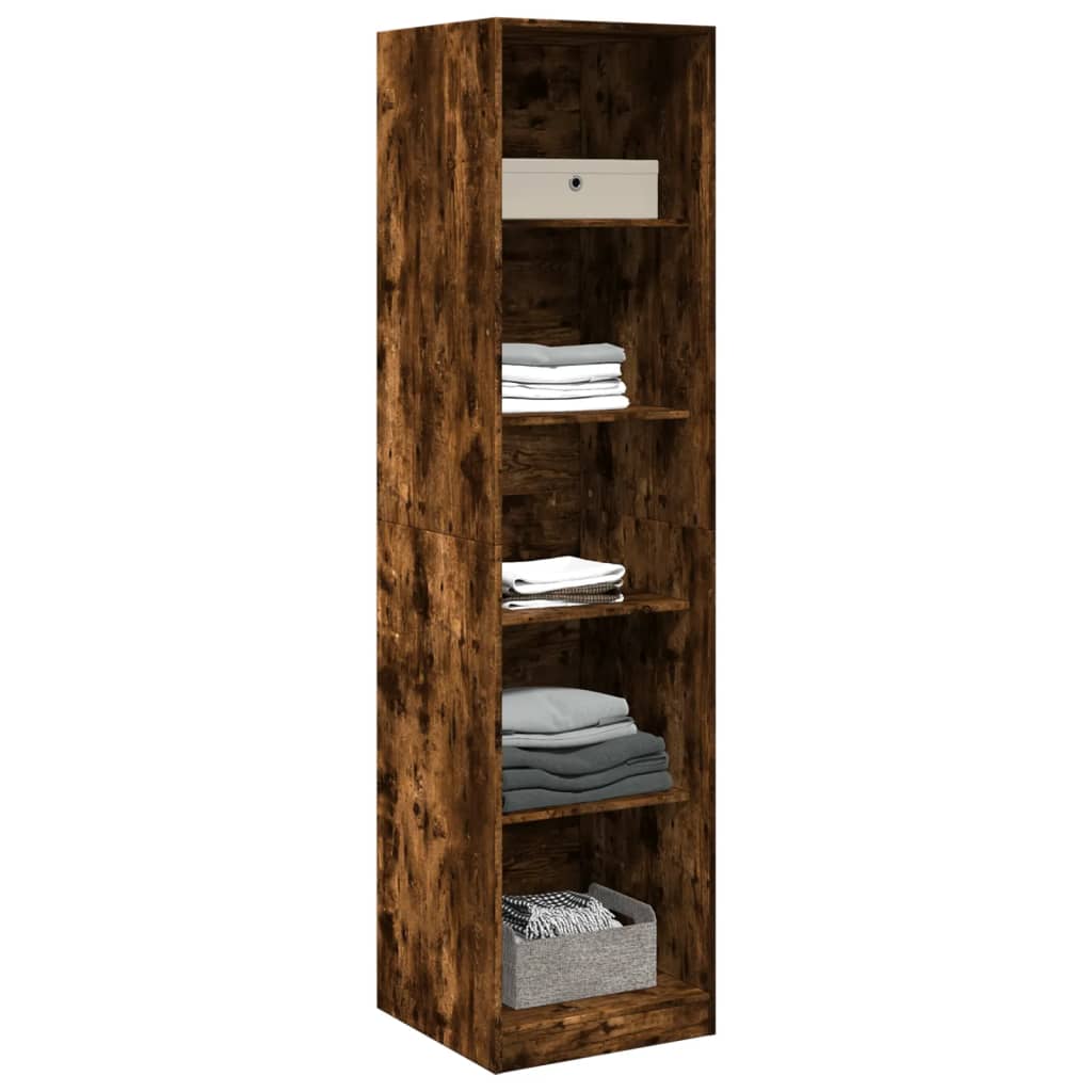 Wardrobe with Vintage Wood Look 50 X 50 X 200 Cm Engineered Wood