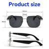 New AI Simultaneous Interpretation Smart Glasses Bluetooth 5.4 Sunglasses Glasses Wireless Call HIFI Music Anti-UV For Men And Women