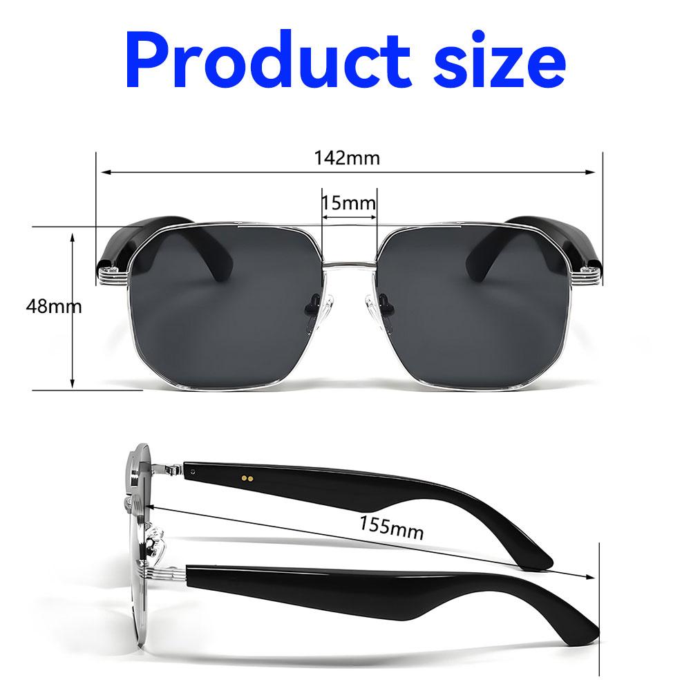 New AI Simultaneous Interpretation Smart Glasses Bluetooth 5.4 Sunglasses Glasses Wireless Call HIFI Music Anti-UV For Men And Women