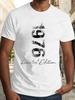 T-shirt da uomo 1976 Maglietta 1976 Edizione Limitata T-shirt Regali di Compleanno Manica Corta per Uomo Donna Vintage T-shirt Abbigliamento Maschile
