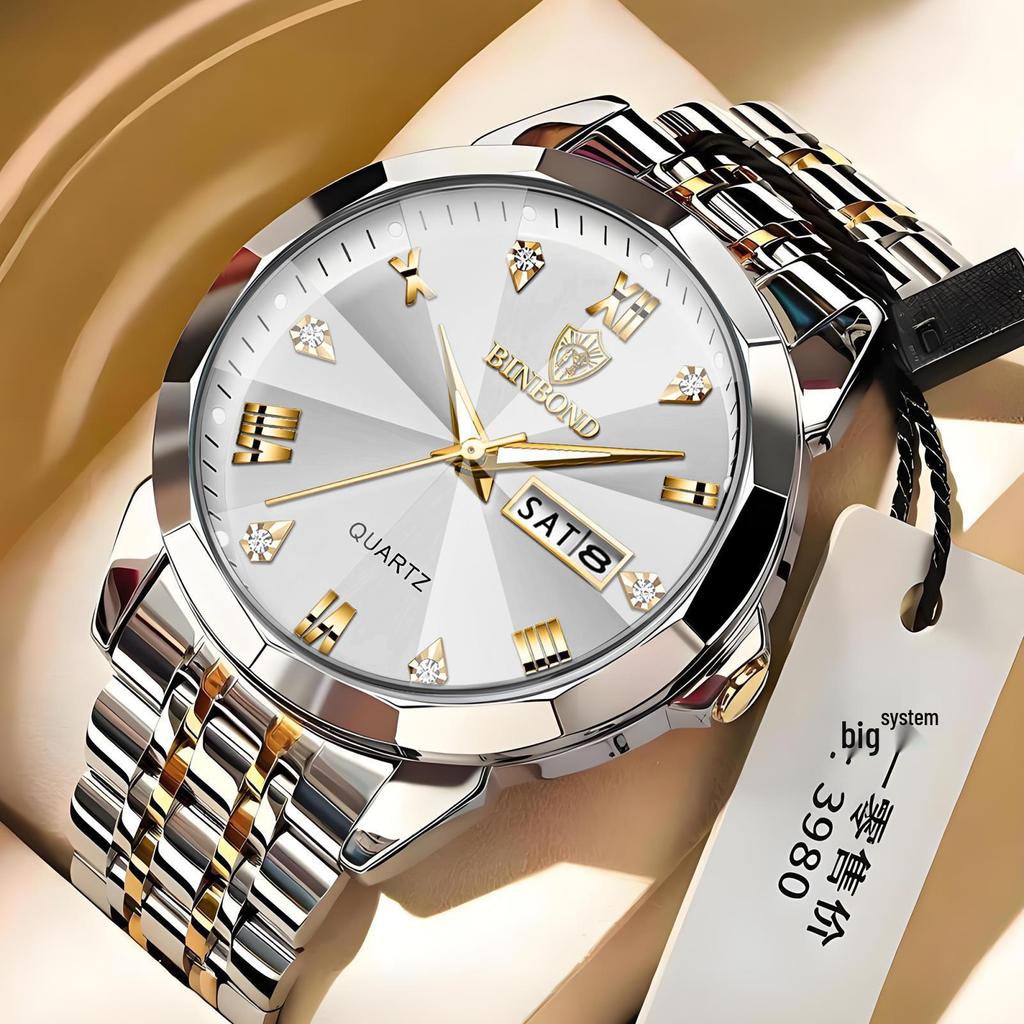 Binbang Retro Men's Quartz Watch – Niche Bestseller