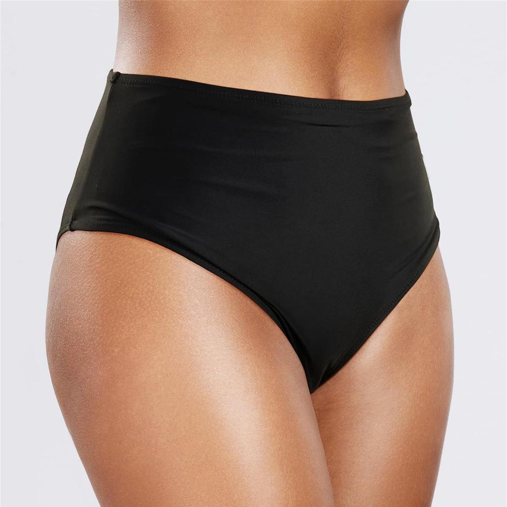 Short de bain sexy imprimé couleur unie pour femme, idéal pour les vacances en bord de mer