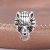 Gothic Wolf Head Earrings Animal Ear Studs Halloween Earrings Stud Earrings