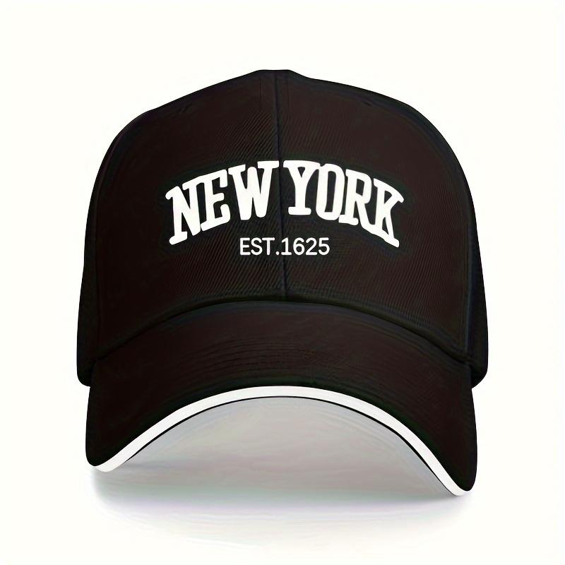 

New York Estimate 1625 Vintage Washed Vintage Baseball Caps Adjustable Sunscreen Unisex Dad Caps Breathable Polyester Adjustable