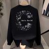T-Shirt Trendy Long-Sleeved Heavy Round Neck Casual T-Shirt Fashionable European Station Men'S High-Quality Cotton T-Shirt
