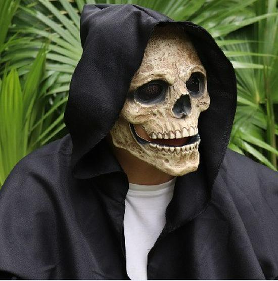 Skull Ghost Latex Mask Headgear - Call of Duty MWII Cosplay