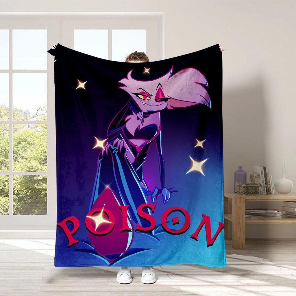 130*150 Cm Hot Anime Character Flannel Blanket  Nap Blanket Quilt Flannel Sofa Cover Blanket