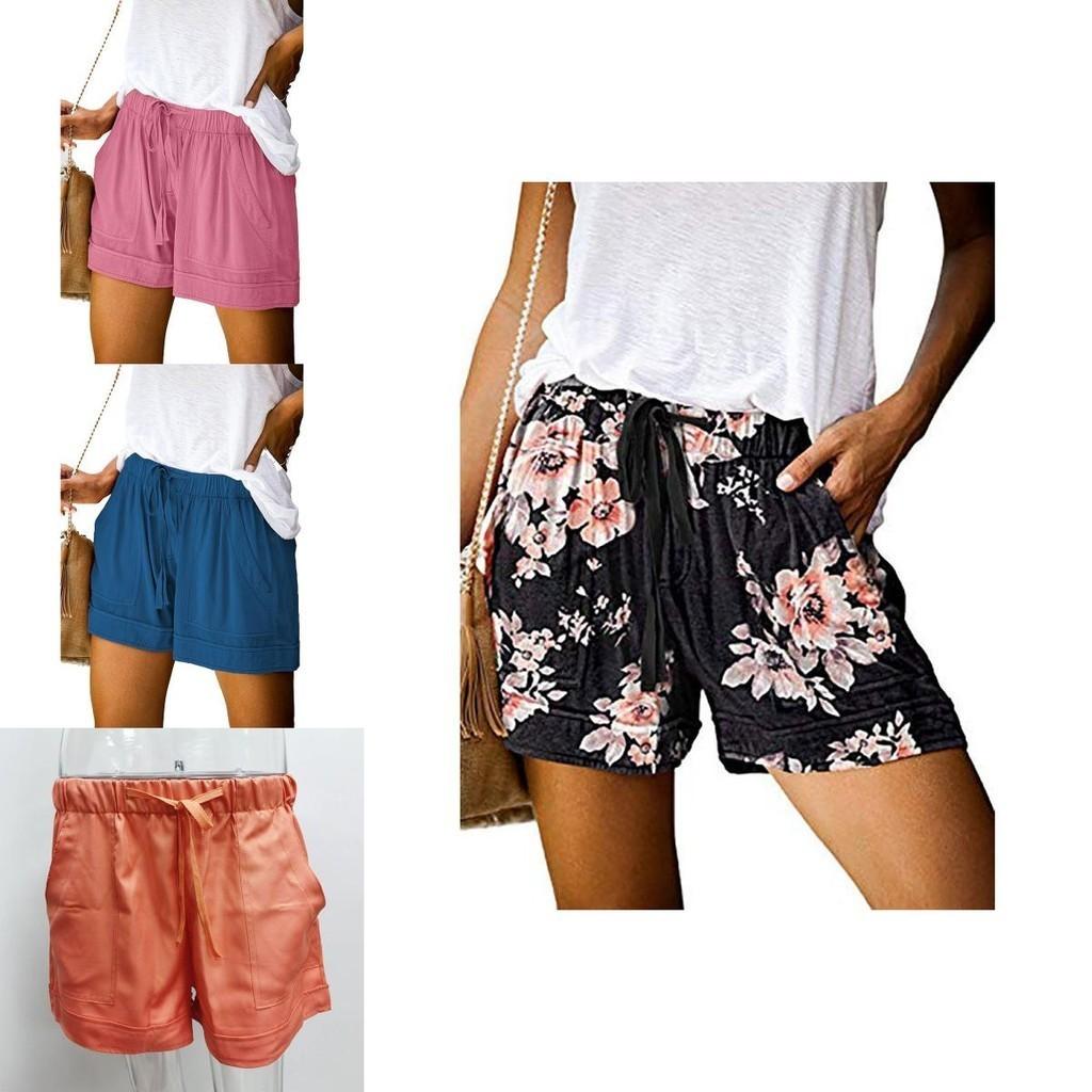 Stylish Womens Loose Mini Drawstring Shorts With Pockets For Casual Comfort