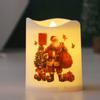 6pcs Christmas Tree Wind Lantern Santa Claus Snowman Merry Christmas Decor  Party Favors