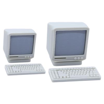 Historischer Stil Kleine PC-Version Mit Tastatur Miniatur-Varianten Großartig Für Sehr Kleine Ausstellungsflächen