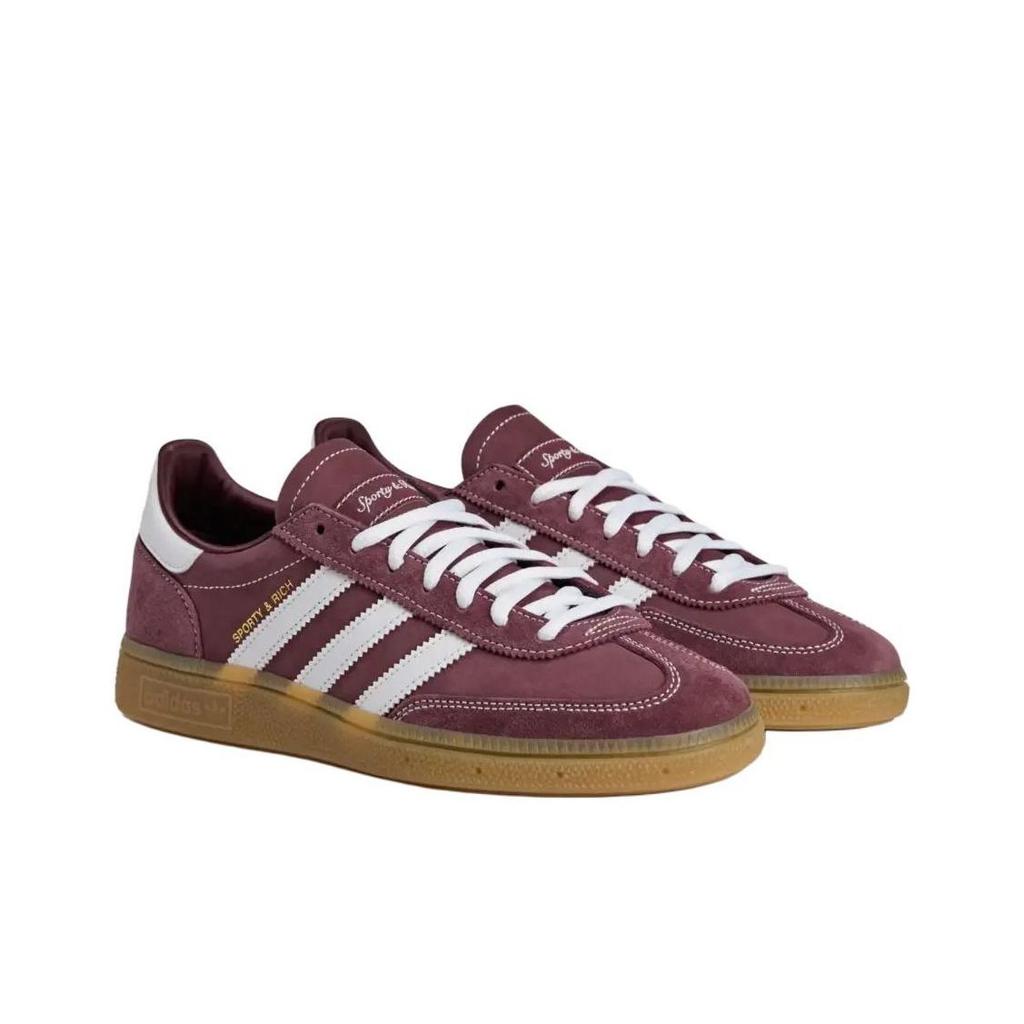 Sneakers Unisex Sporty & Rich x adidas Handball Spezial Rosso Ombra Bianco Nuvola Gomma JP7068