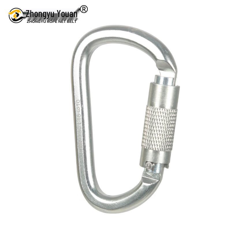 OLOMM Auto-Locking Steel Climbing Carabiner