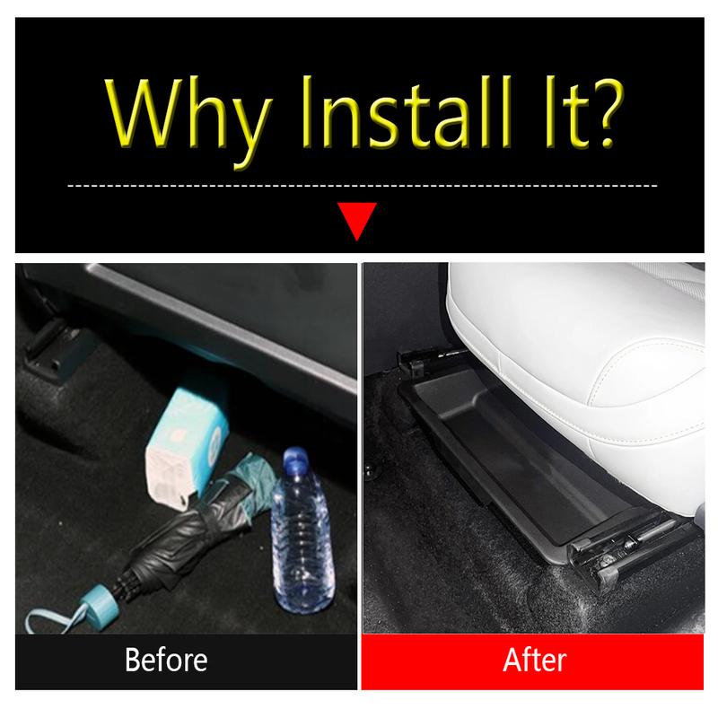 Car Front Seat Below Storage Box Container Drawer Type Organizer Holder Tray Accessories Interior For Xpeng G6  2024 2025