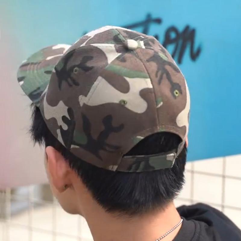 Unisex Camouflage Baseball Cap Classic Dark Green Dad Hat Breathable Adjustable Tactical Hats For Women Men