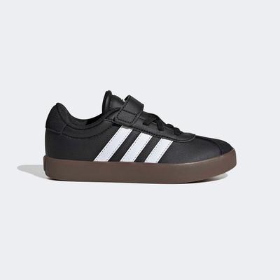 נעלי סניקרס לילדים VL Court 3.0 EL [ID9154-CBLACK/FTWWHT/CBLACK]