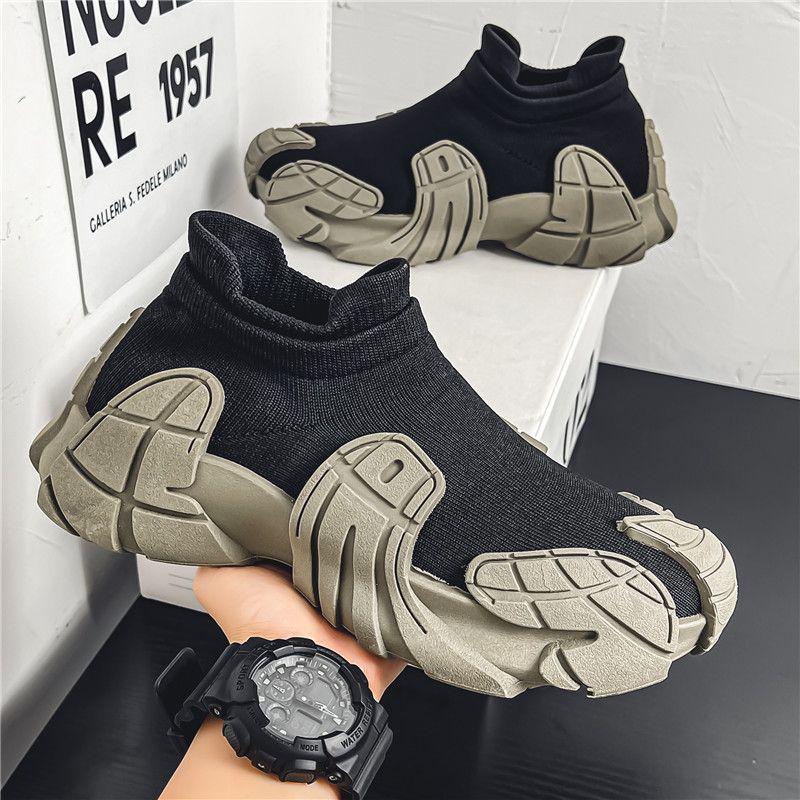 Lässige, atmungsaktive Slip-On-Sneaker für Herren, Frühjahr 2025, Übergröße.