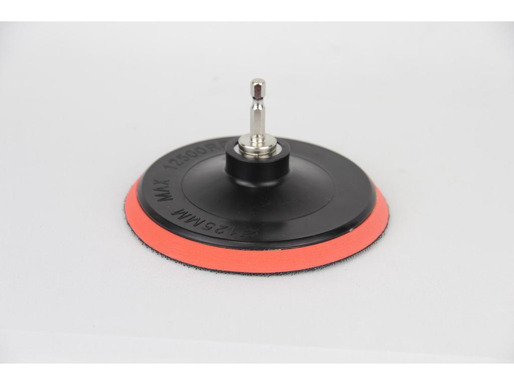 Red Cotton Polishing Pad: 3-7 Inch, Car Wax & Polish, Nylon Hook & Loop, M10/M14 Options