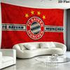FC Bayern Munich Logo Wall Tapestry Aesthetic Wall Hanging Printed Fabric Blanket Decorative Tapestries for Bedroom Living Room Home Decor