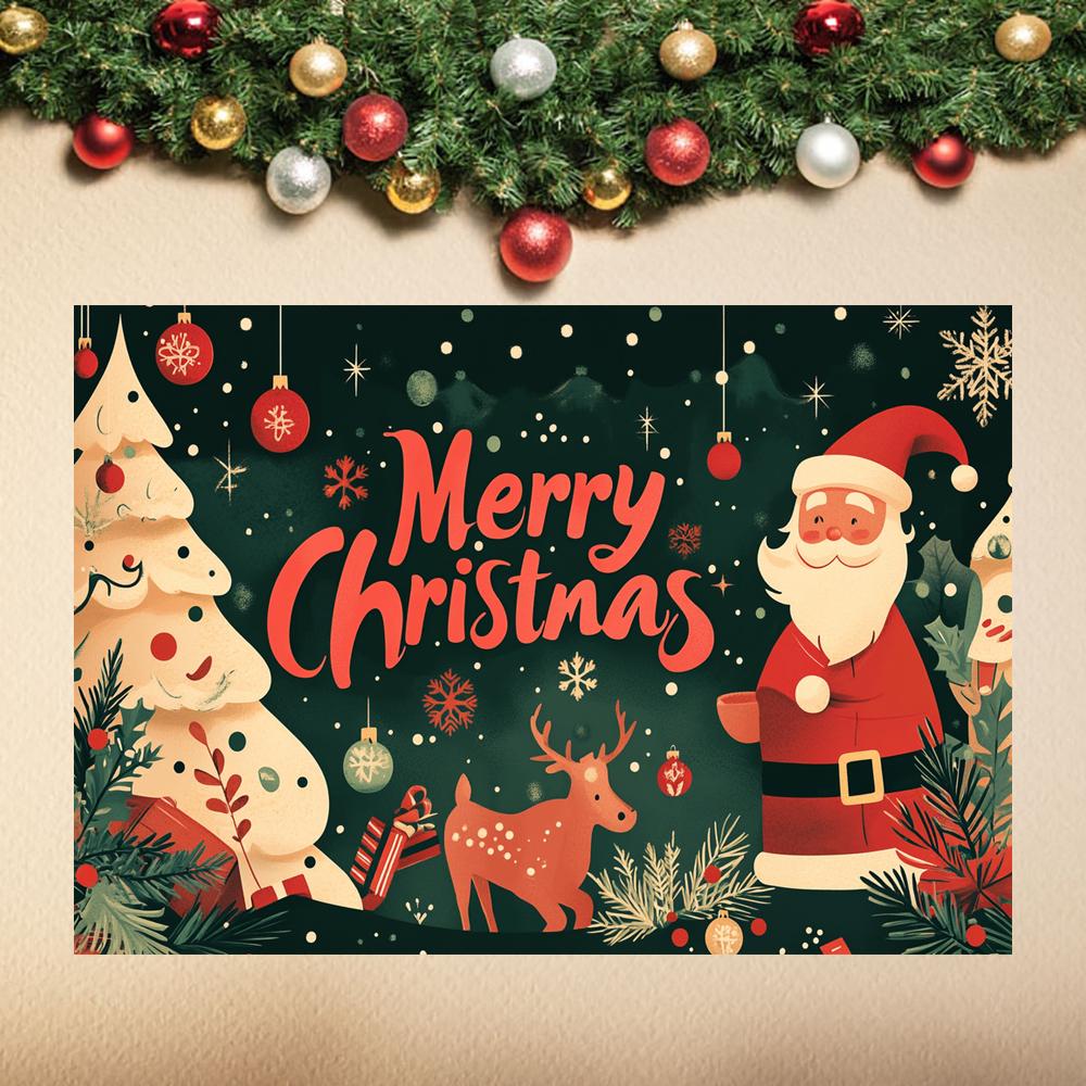 Frohe Weihnachten Banner 2025 Weihnachten Heimparty Dekoration Hintergrund Weihnachten Fotografie Hintergrund Requisiten Frohes Neues Jahr 2026 Deko
