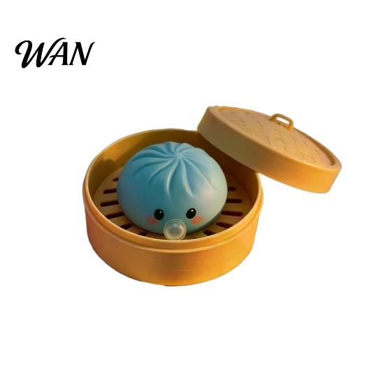 Relaxation Hand Toy 1/3/5Pcs Bubble Blowing Cartoon Dumpling Stress Relief Steamed Bun Squeeze Fidget Soft Stretchy Dough Ball Reliever