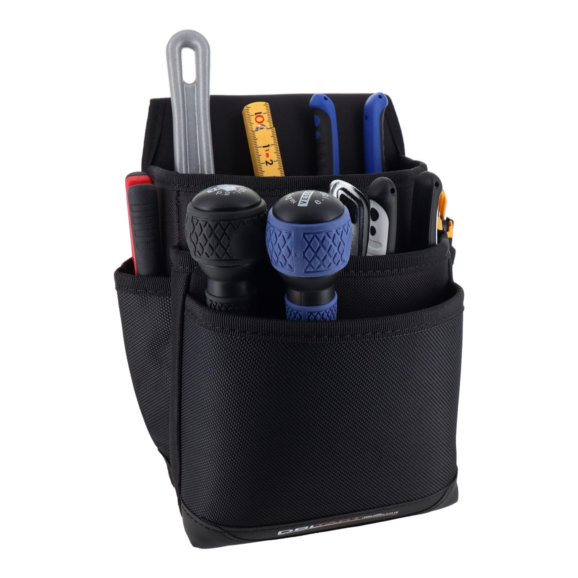 

Sankyo Corporation DBLTACT waist black 3-tier bag, large, DT-03-BK
