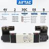 Airtac 3-Position 5-Way Pneumatic Solenoid Valve CN plug (adapter included)