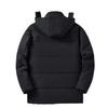 Warm Hooded Winter Coat for Men Thick Fleece Cotton Jacket Middle Aged and Elderly