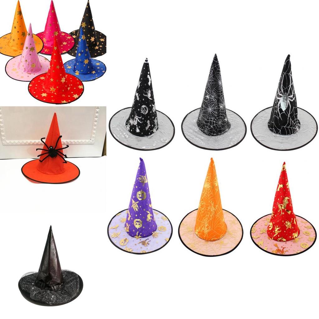 Rose Witch Hat In Red Black And Purple Perfect For Halloween Party And Costume