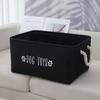 1pc Home Storage Basket Large Capacity Clothes Storage Basket Foldable Snack Toy Sort Basket Portable Laundry Basket with Handle