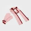 RECLOW GEFRORENER SCHAL UND HANDSCHUH-SET ROSA