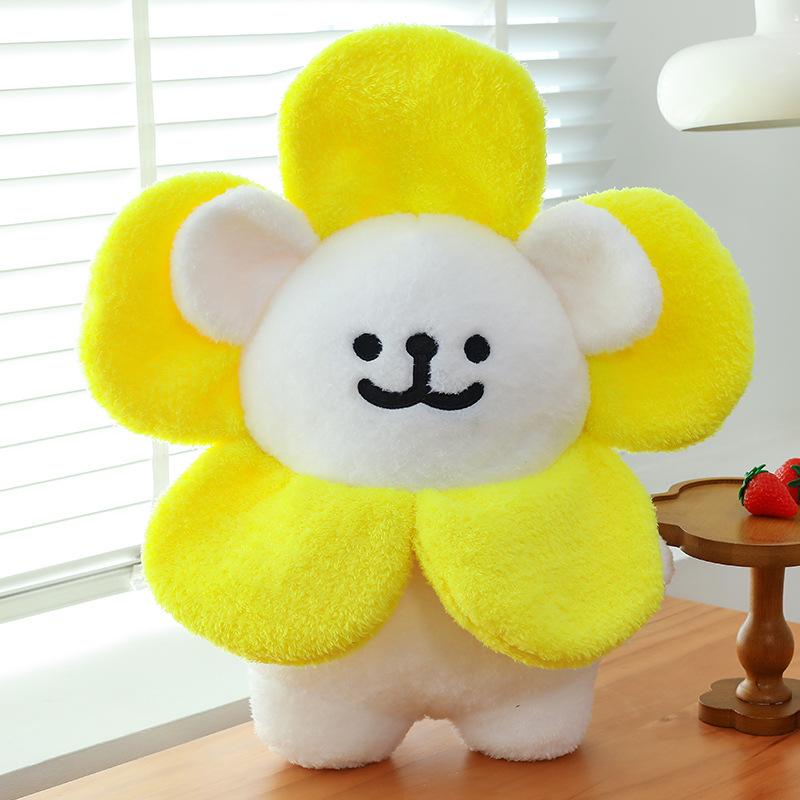 

Sunflower Line Puppy Plush Toy Doll Cute Dog Pillow Doll Girl Birthday Gift 30 cm 0.2kg