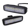 18W Motorcycle LED Light Driving Spotlight 800LM 6500K‑7500K White Light