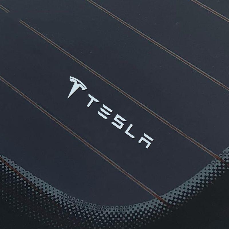 8/16 Stück Auto Metall Kreativ Wasserdicht Schmutzabweisend Aufkleber Zubehör Für Tesla Model 3 Model S Model X Model Y Roadster SpaceX