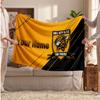Hull City Personalisierte Fleecedecke Mit Fußballlogo, Individueller Name Text Weich Warm Home Überwurfdecke