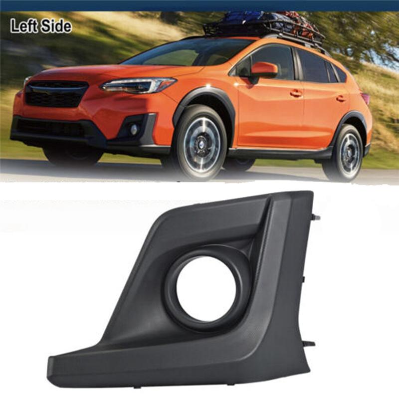 ABLZ-1Pair Front Bumper Fog Light Cover 57731FL092 57731FL082 For Subaru Crosstrek VX 2018- Accessories Fog Lamp Bezel Trim