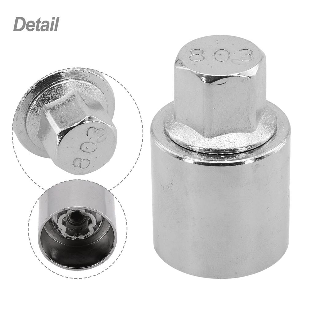 Hochwertige Materialien Sicherungsmutter Schlüssel Radschraube Sicherungsmutter Radsicherung Radschraube